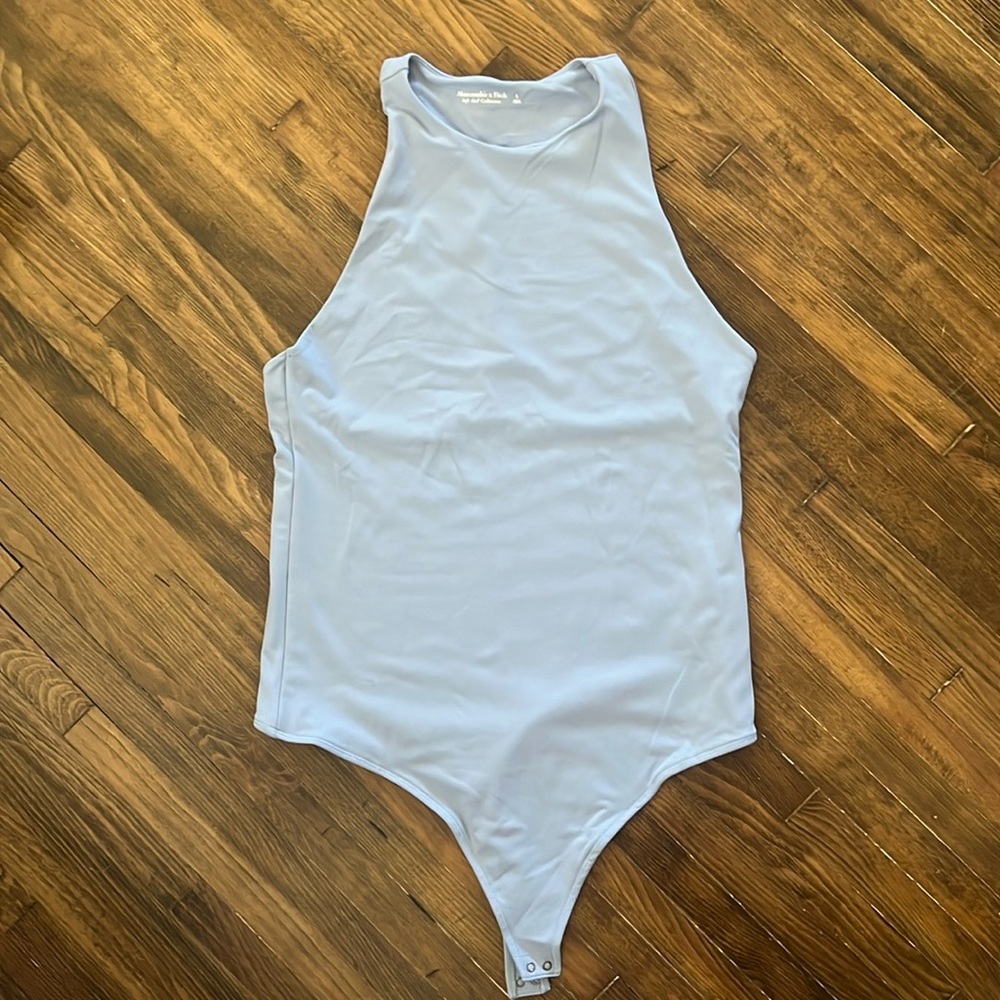 Women’s Abercrombie Blue Tank Bodysuit sz L